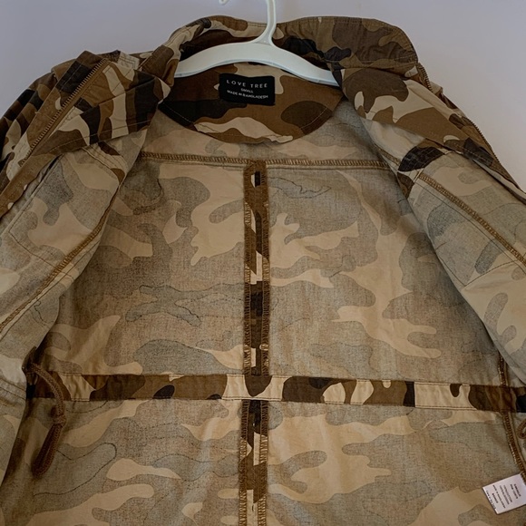 Love Tree Camo Anorak Jacket Small - Picture 10 of 13